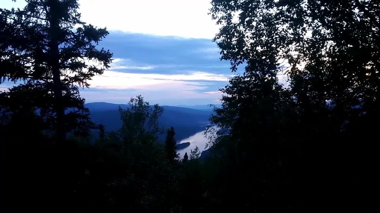 Dawson City Solstice on Mountain Lookout