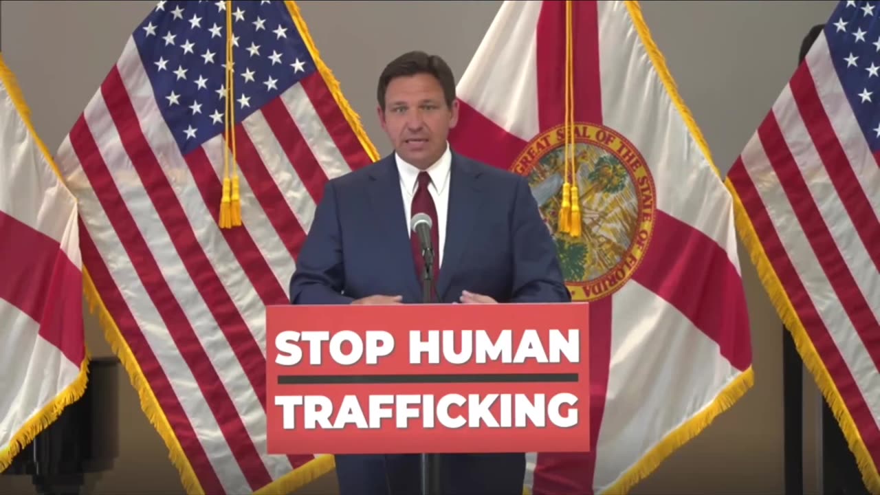 Governor Ron DeSantis Combats Human Trafficking on 5.13