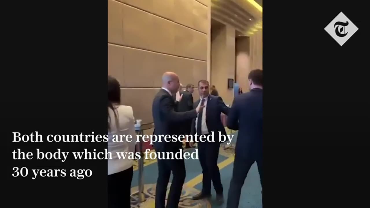 Ukrainian delegate punches Russian counterpart at Turkey conference.....