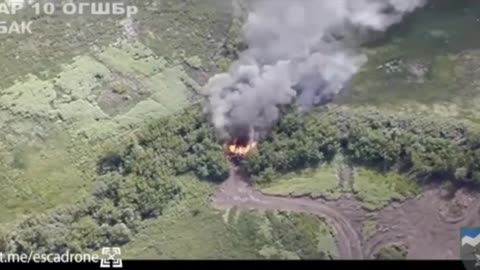 💥🔥 Powerful detonation of the Russian "Msta-S", - BUAR 10 OGSHBr