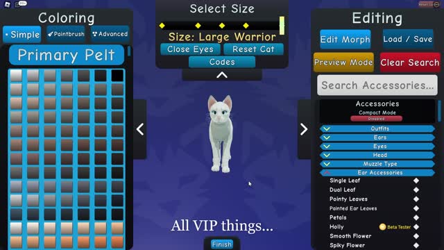 Every VIP Item in Warrior Cats Roblox