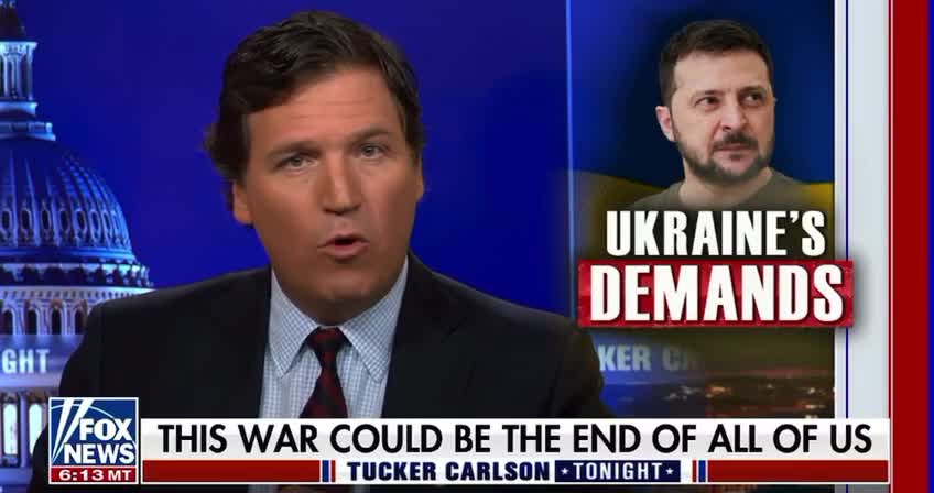 Tucker Rips Zelensky A New One!! LISTEN!!