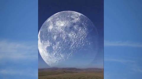 At Artic The SUPERMOON Appears This Big & Then It Disappears In About 30 Seconds