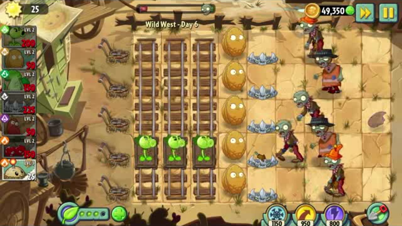 Plants vs Zombies 2 - WILD WEST [HD] - Day 6