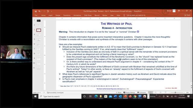 Romans 4 – part 2 – Verses 1-5
