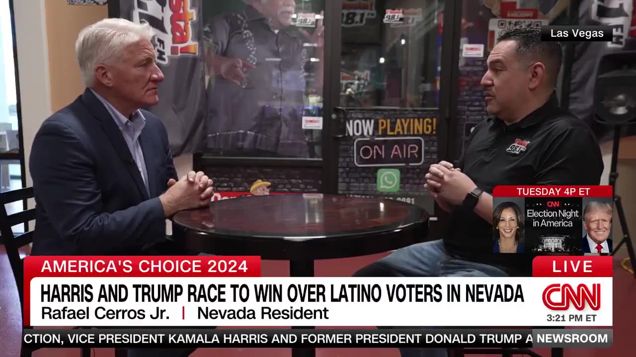 Nevada Latino voter says he votes for Kamala Harris after Trump's racist rhetoric