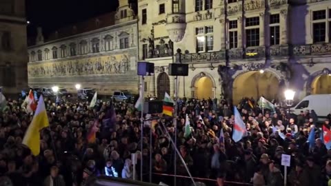 Germans standing for a free & Christian Europe