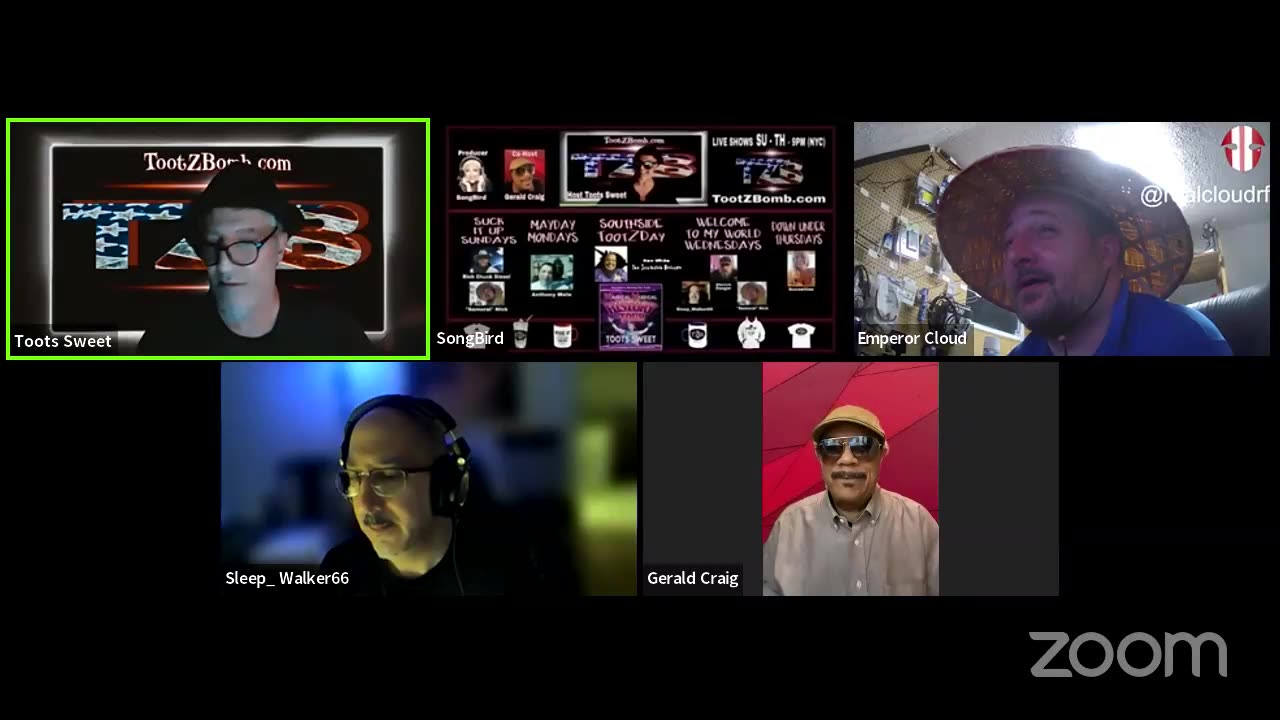 TZB Show #45 ~ 2/21/24 Welcome to My World Wednesday with Samurai Nick,Sketch Danger & SleepWalker