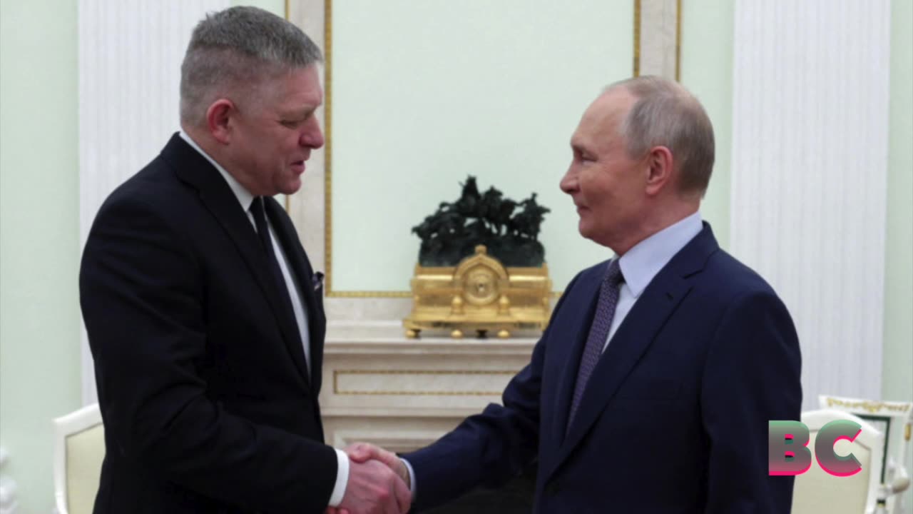 Russia’s Putin holds talks with Slovakian PM Fico