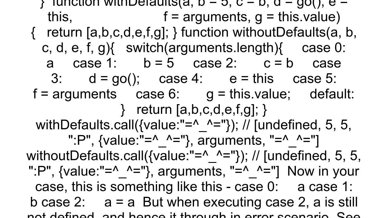 Javascript function declaration with same arguments