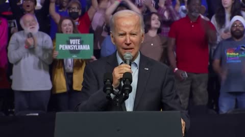 President Joe Biden and former President Barack Obama campaign in Pennsylvania