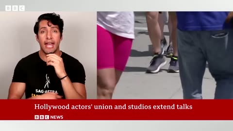 Hollywood actors' union and studios extend talks - BBC News
