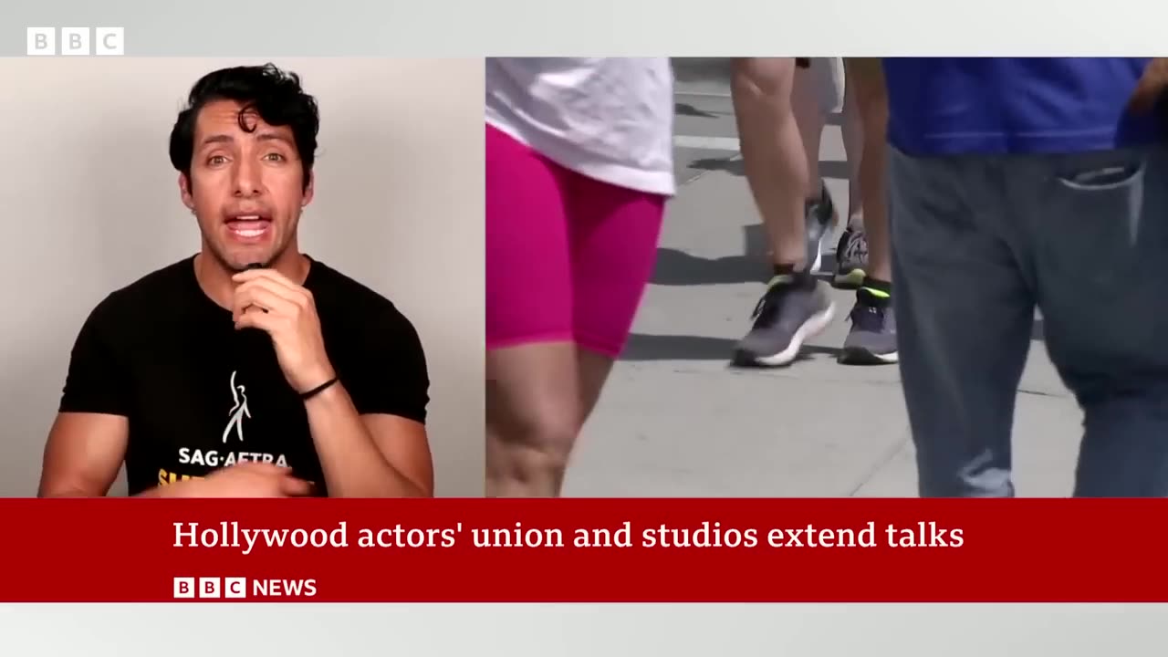 Hollywood actors' union and studios extend talks - BBC News