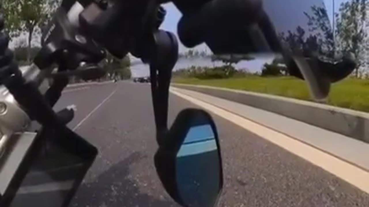 Motorcyclist Filming Himself With A 360 Camera Gets Obliterated By An Audi