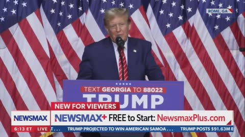 Trump says she is making a career out of pretending to like him