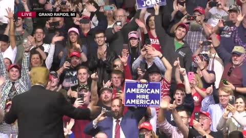 President Trump in Grand Rapids, MI