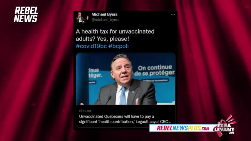 Canada to tax the unvaxxed. Mirrored.