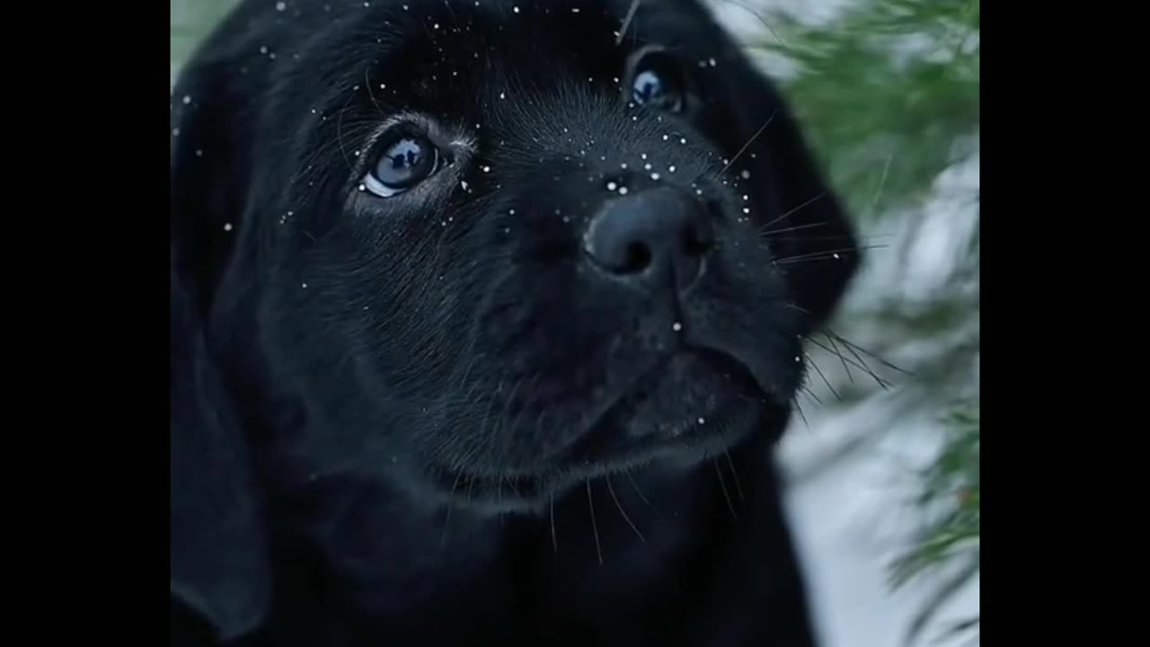 Incredible black dog 🐕❤️♥️♥️