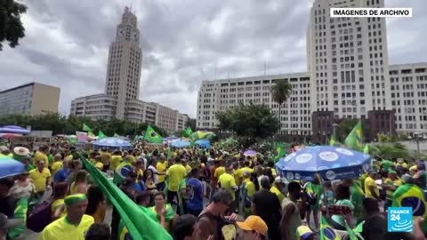 Las protestas bolsonaristas en Brasil continúan, aunque ahora con menor intensidad