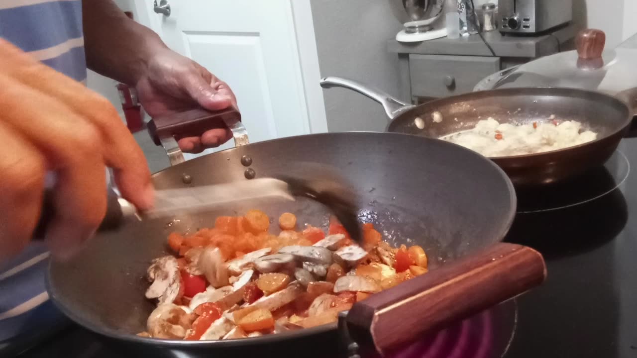 Chef Tony - Shrimp Fried Rice - West Indian / Caribbean Style.