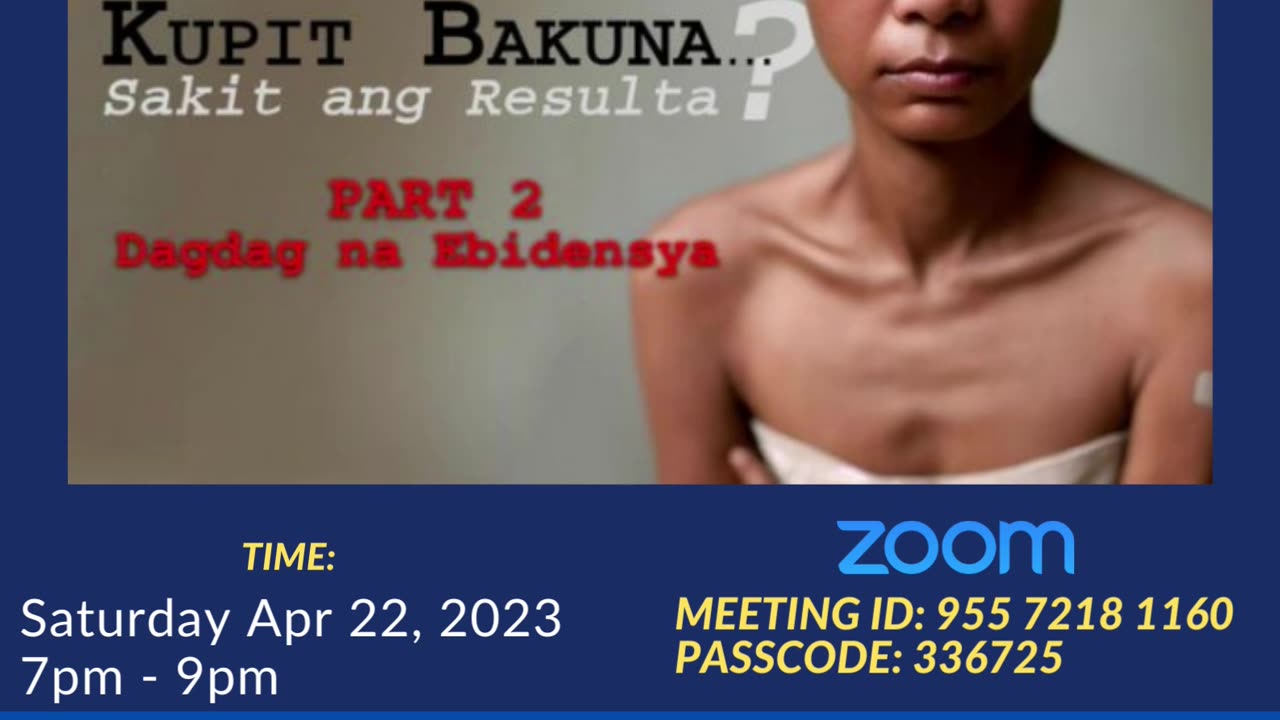 CDC Ph Weekly Huddle April 22 2023: Kupit Bakuna Sakit Ang Resulta? Part 2 Dagdag na Ebidensya