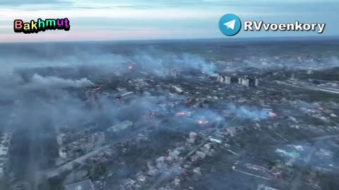 Bakhmut May 3 Drone footage