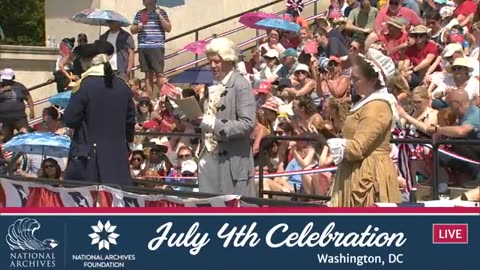 July 4th Declaration of Independence Reading Ceremony 2023