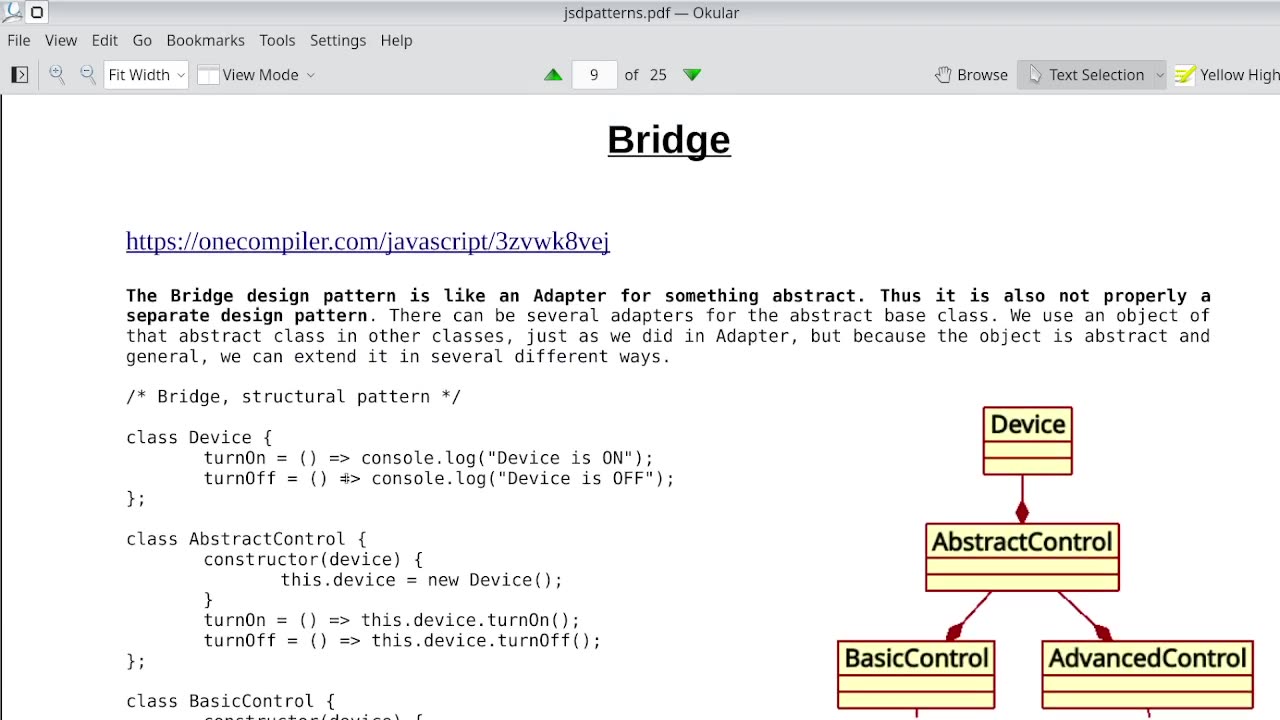 All 23 design patterns in JavaScript in 7 minutes