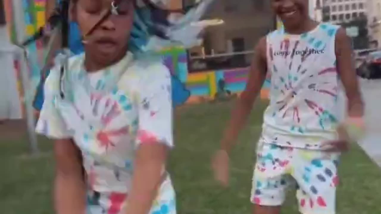 the man in the background