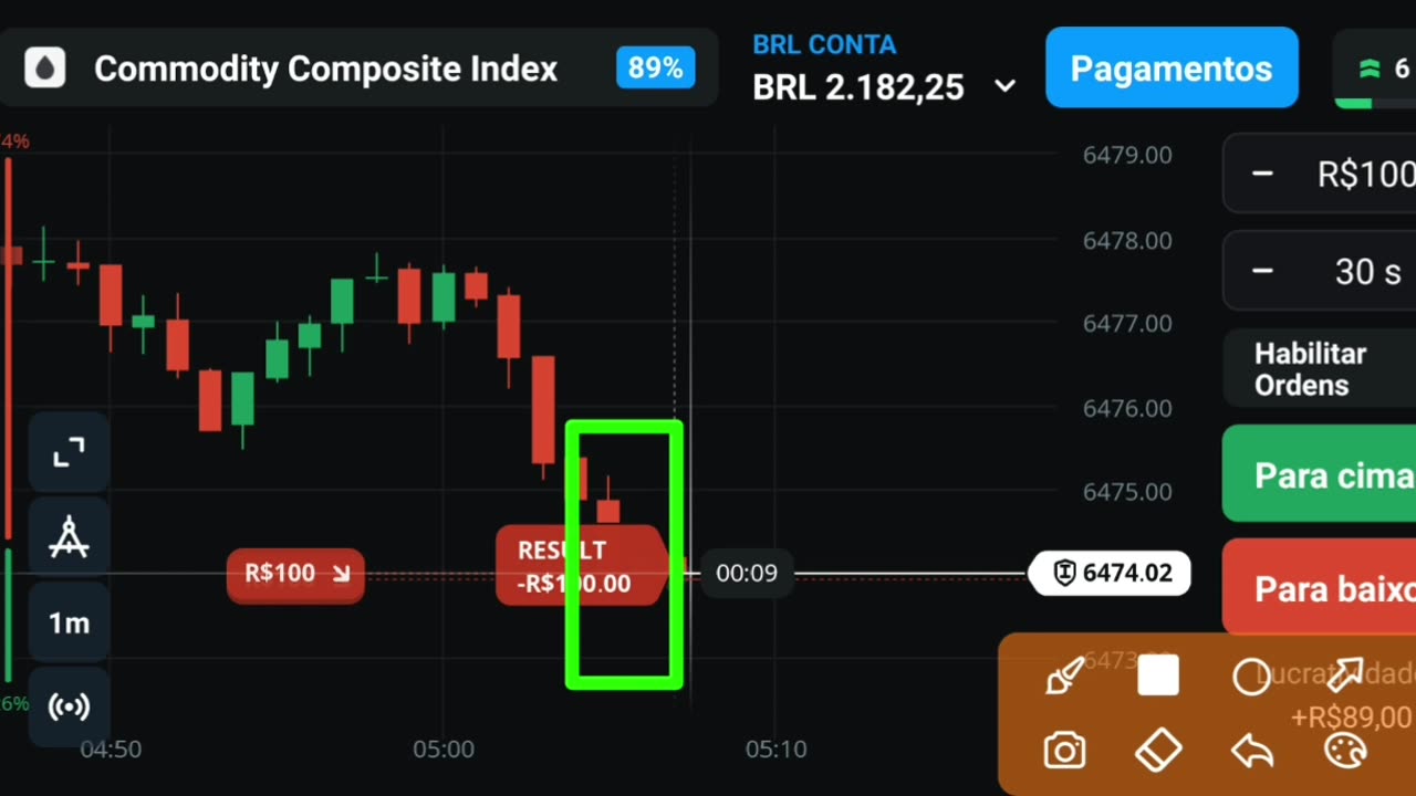 256,00 em 1 minuto / OlympTrade