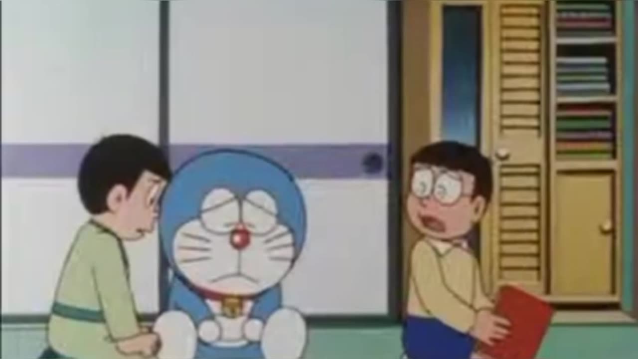 Doraemon Season 1 Episode 1. Doraemon meeting Nobita for the first time