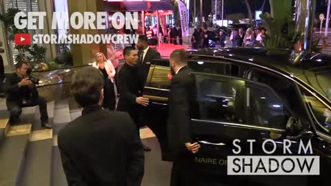 Kristen Stewart going to the 2018 Chanel Vanity Fair diner in Cannes