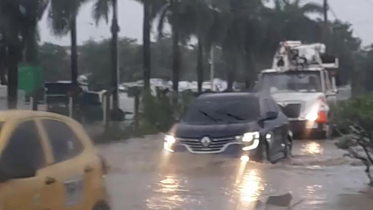 Inundación en Mamonal