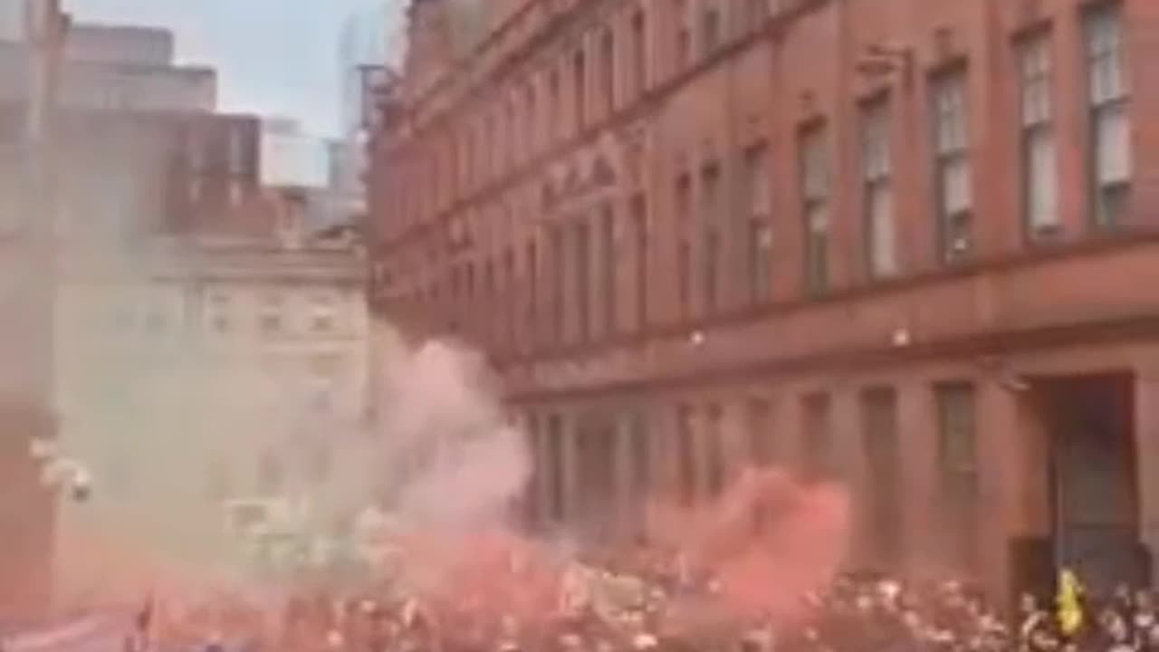 Man utd fans stage a Protest against Glazers Family outside Old Trafford