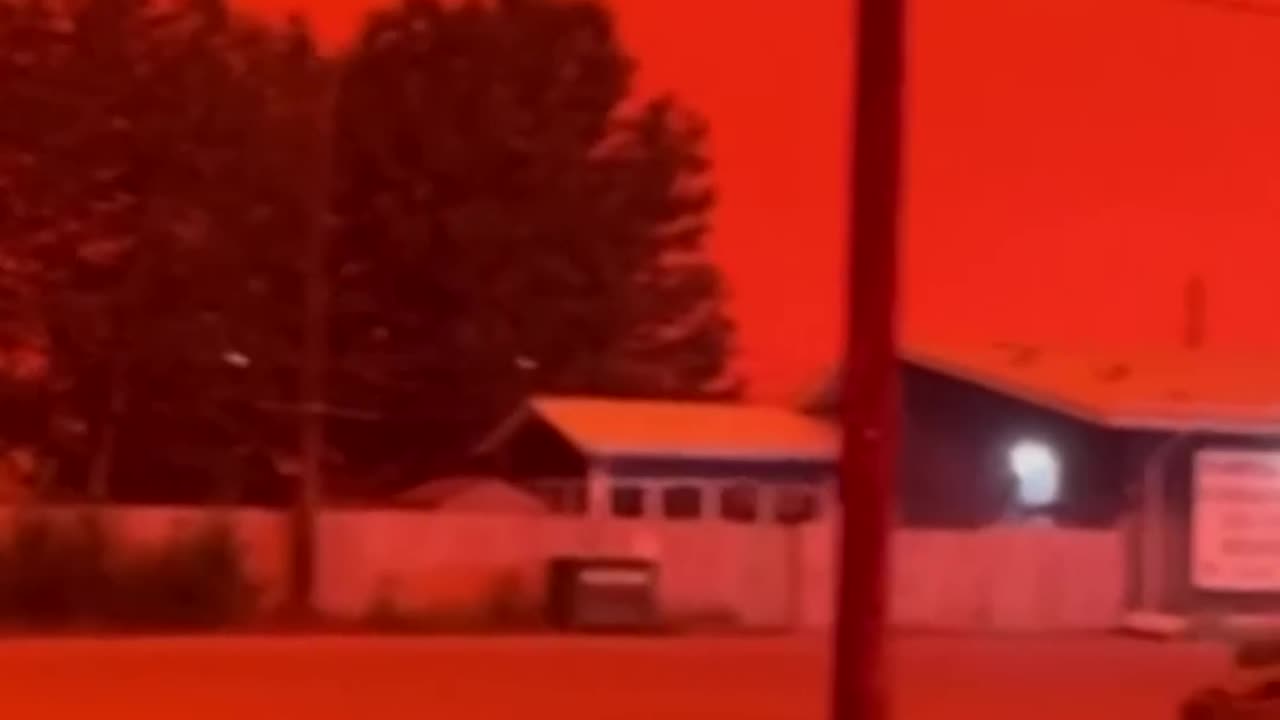 Wildfires Turn Skies Red in Canada