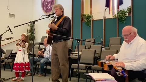 Days of Elijah - 8 year old Elizabeth Ayres with Dean Johnson, Jack Metzger, and Charlie Fournier