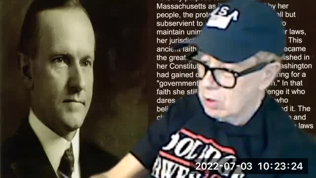 Governor Calvin Coolidge Independence Day Message at Plymouth Notch