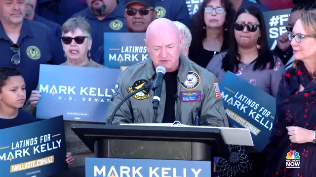 Mark Kelly Gives Victory Speech After Re-Election To Arizona's Senate Seat