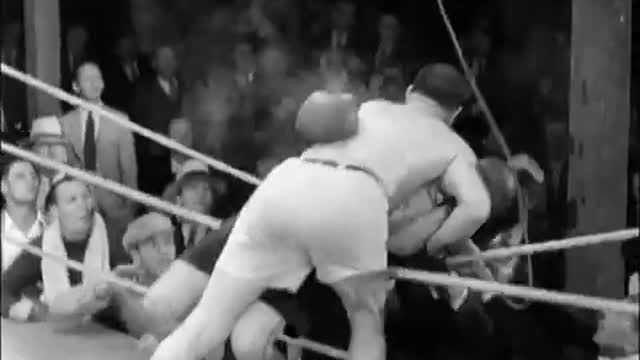 Charlie Chaplin in Boxing Ring