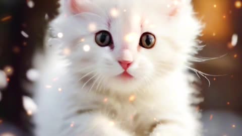 Cute white cats