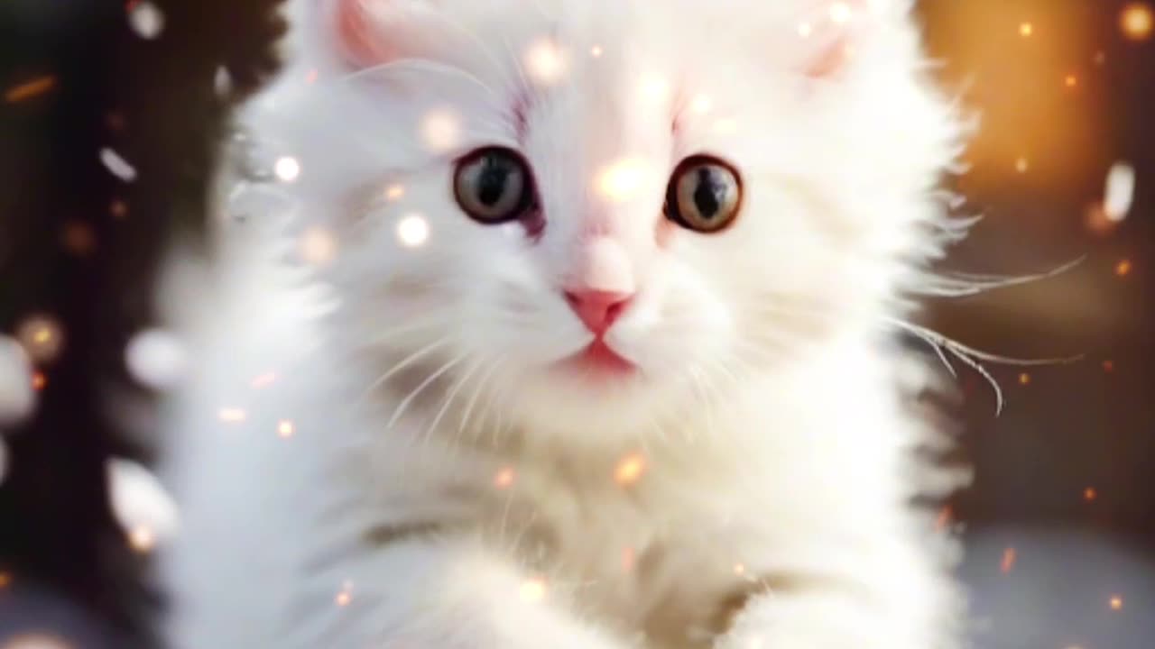 Cute white cats