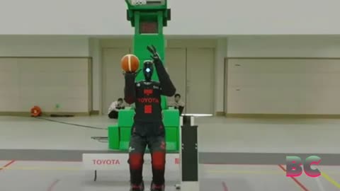 Toyota claims world record with robot’s long-distance basketball shot