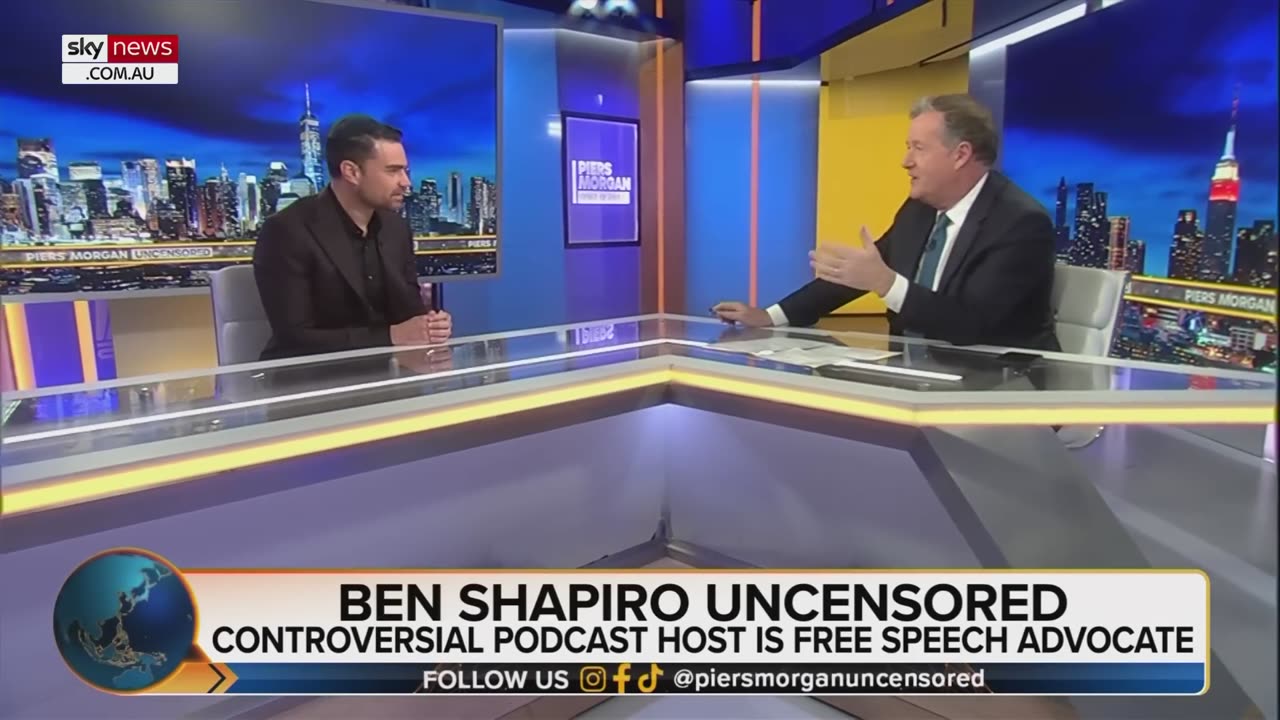 ‘Facts don’t care about your feelings’: Piers Morgan sits down with Ben Shapiro