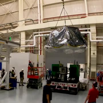 The Nancy Grace Roman Space Telescopes Instrucment Carrier has arrived at NASA Goddard