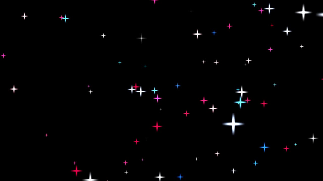 Colors Stars Video Overlay