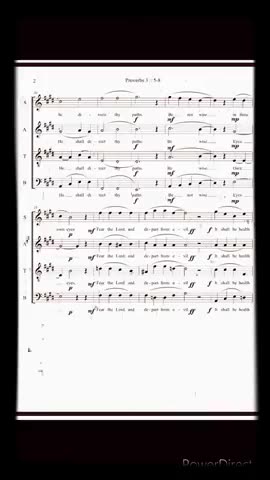 Proverbs 3 :: 5-8 Transcription for SATB (2020) -David Jefferson-