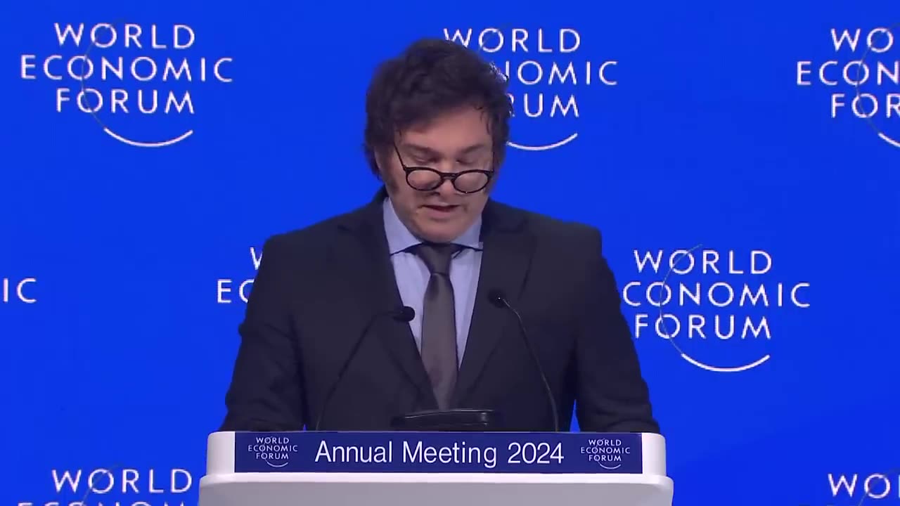Special address by Javier Milei, President of Argentina | Davos 2024 | World Economic Forum