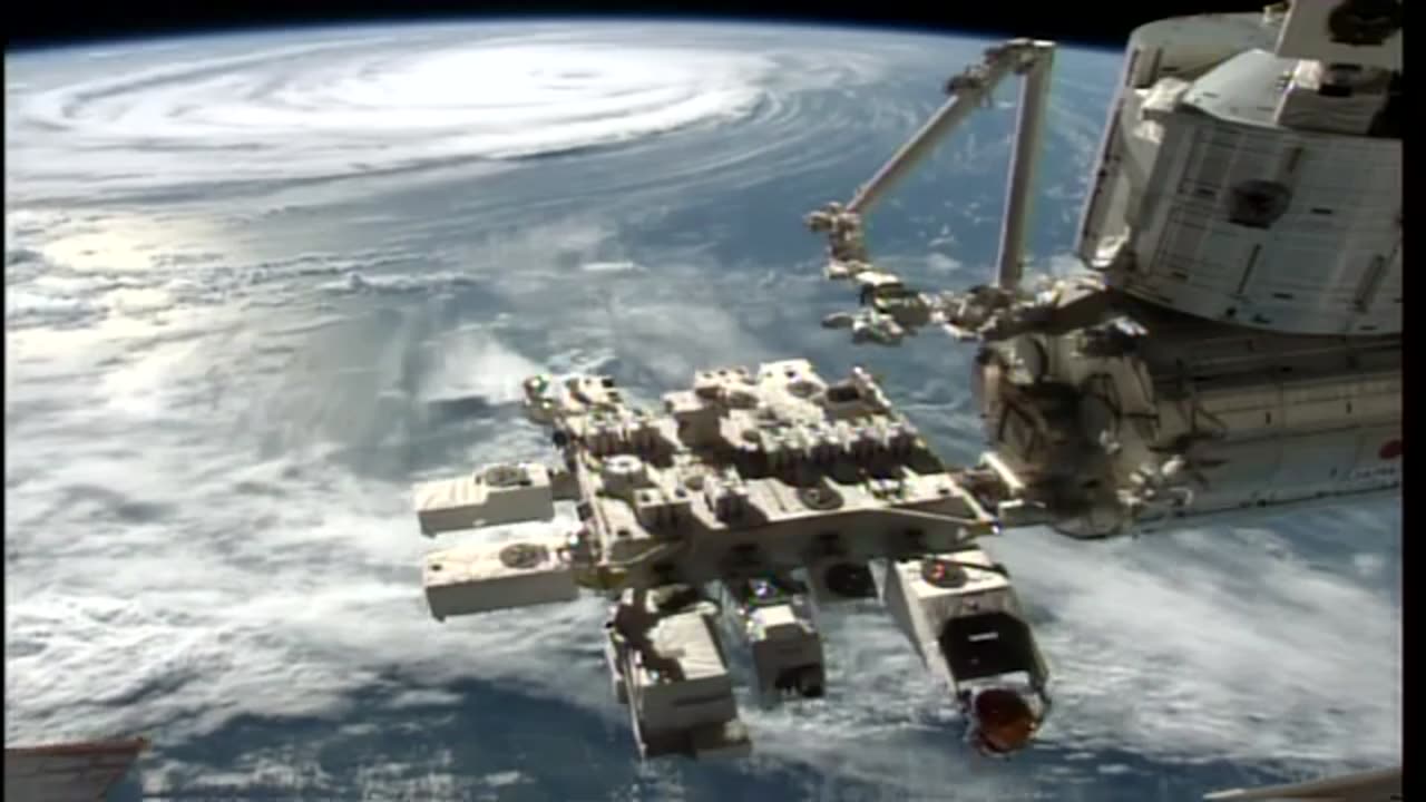 HURRICANE IDALIA IS SEEN FROM THE INTERNATIONAL SPACE STATION AFTER LANDFALL