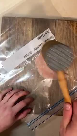 DO YOU BEAT YOUR MEAT? #tenderizing chicken