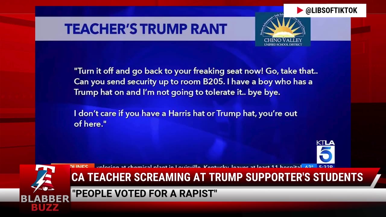 CA Teacher Screaming At Trump Supporter's Students